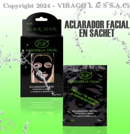 MASCARILLA NEGRA FACIAL 20G*10 SACHET