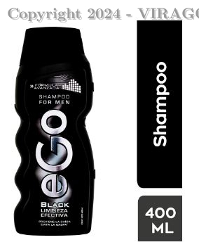 SHAMPOO EGO MEN BLACK 400 ML