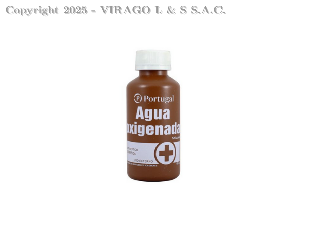 (PACK X 6 UN) AGUA OXIGENADA 10 V PORTUGAL 120 ML PLAST
