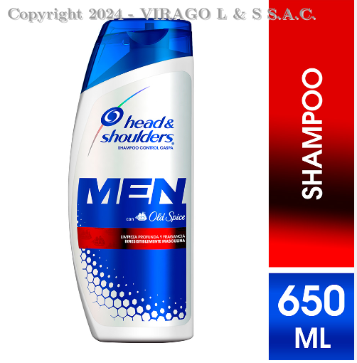 SHAMPOO H&S 650 OLD SPICE