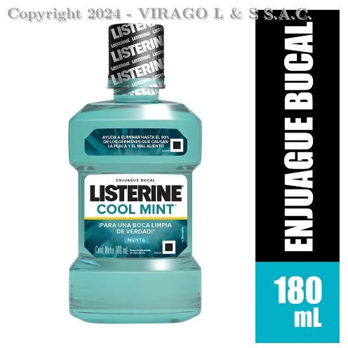 LISTERINE COOL MINT X 180ML