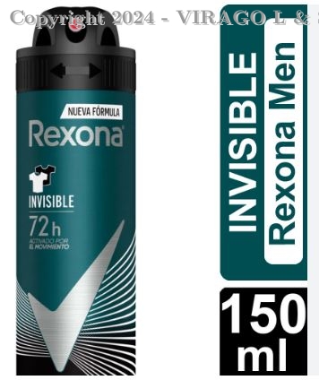 DESO. REXONA WOMAN INVISIBLE 150ML