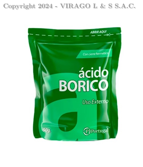 ACIDO BORICO 50 G ZIP PORTUGAL