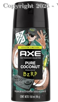 AXE AER PURE COCONUT BZRP 150 ML