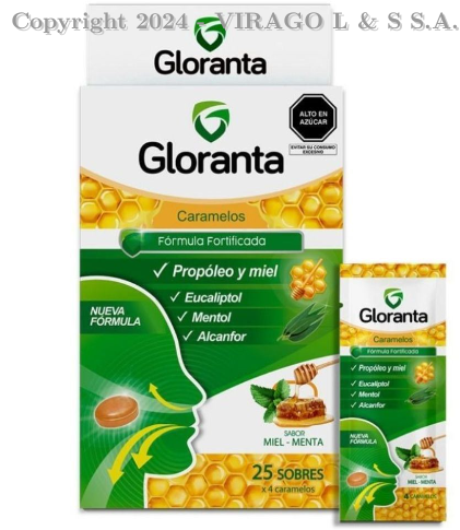 CARAMELO GLORANTA PROPOLEO X25 SOB