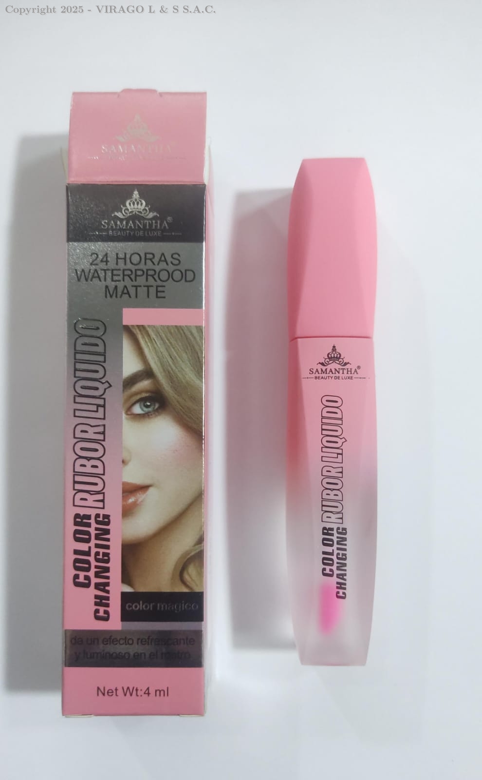 RUBOR LIQUIDO LIQUITO SAMANTHA COLOR CHANGING