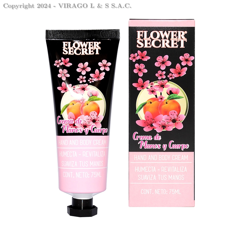 CREMA DE MANOS DURAZNO FLOWER SECRET 