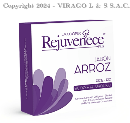 JABON  DE  ARROZ  LA CCOPER X80G