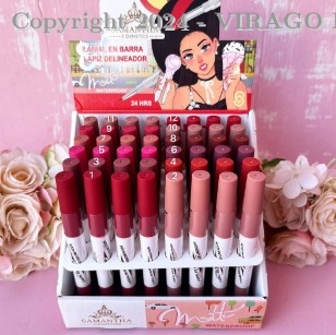 LABIAL CON DELINEADOR 2EN1 SAMANTHA