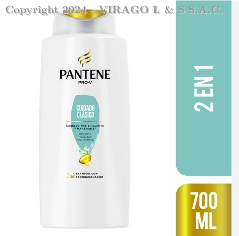 SHAMPOO PANTENE CUIDADO CLASICO 2 EN 1 X400ML
