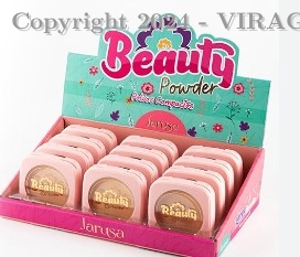 POLVO COMPACTO + ESPEJO Y RUBOR(FLOWER SECRET)
