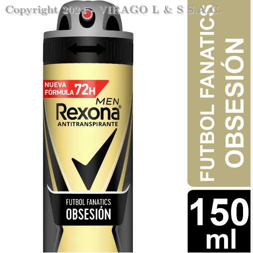 REXONA MEN 72 H. OBSESION 150ML