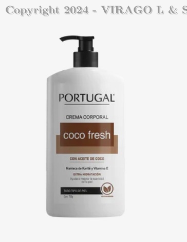 CREMA CORPORAL COCO FRESH 700GR PORTUGAL