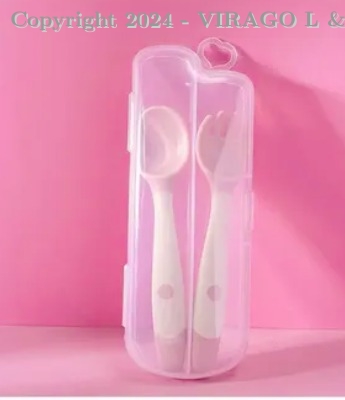 SET CUBIERTOS PARA BEBE DE SILICONA APOOL