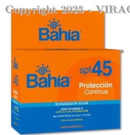 BLOQUEADOR BAHIA PROTECCION CONTINUA SPF 45 10G C/20 SCH