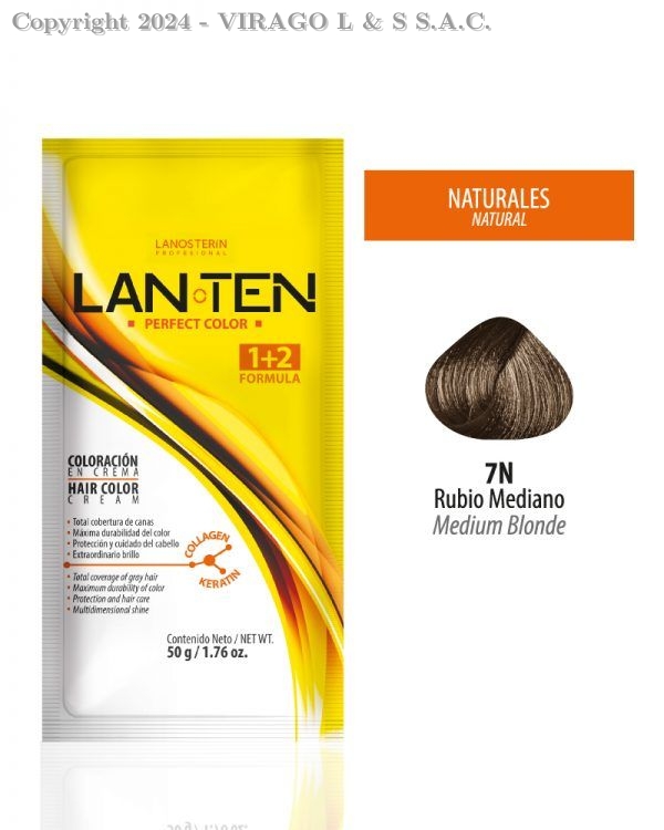TINTE LANTEN 7N RUBIO MEDIANO