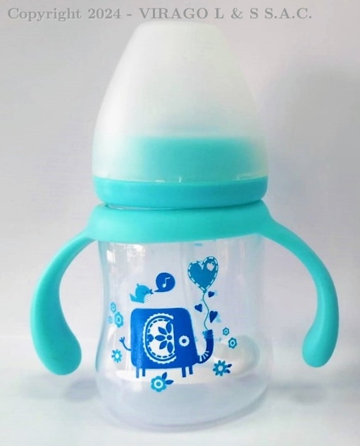BIBERON APPLE PLASTICO BOCA ANCHA 5OZ
