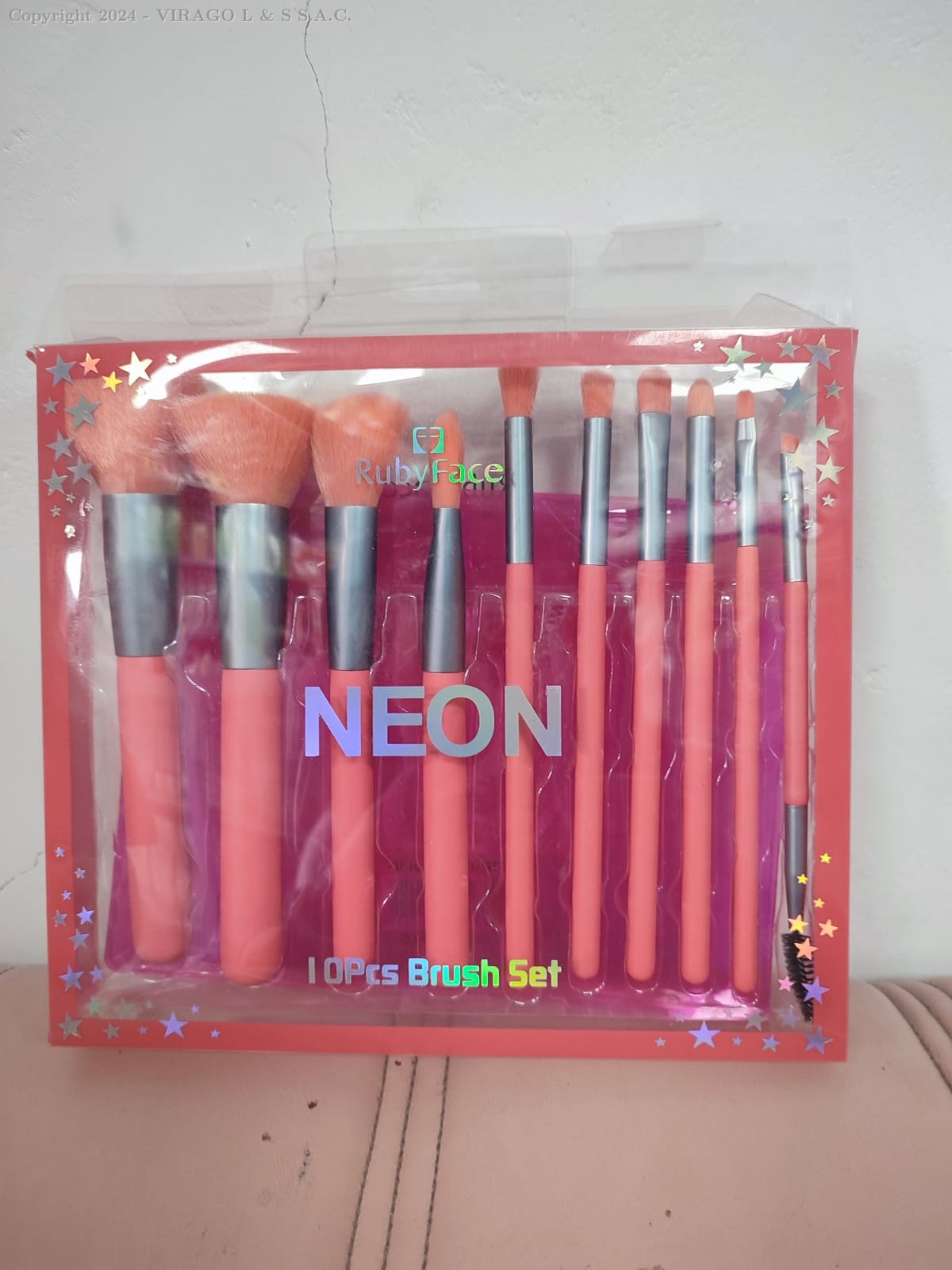 SET BROCHAS NEON X 10 JARUSA