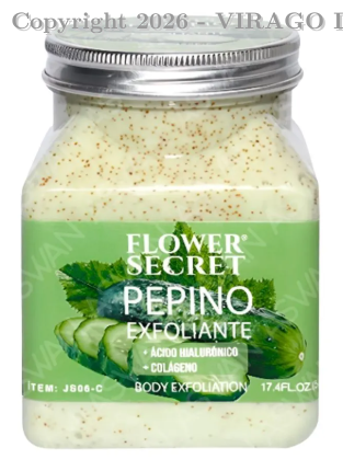 EXFOLIANTE FLOWER SECRET 500ML PEPINO  