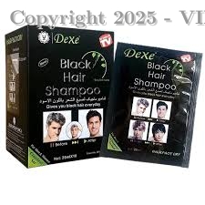 (PACK X10) DEXE SHAMPOO BLACK HAIR TINTE 