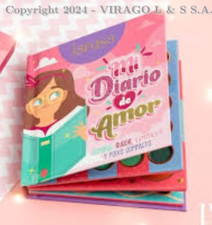 KIT DE SOMBRAS MI DIARIO DE AMOR  JARUSA