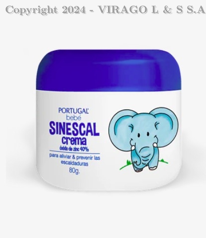 CREMA PARA BEBES SINESCAL 80 GR PORTUGAL