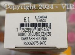  KERACOLOR TINTE- 6.1 RUBIO OSCURO CENIZO X70GR