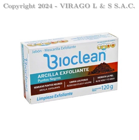 JAB&MASCARA BIOCLEAN ARCILLA EXFOL ACTIVADO 120 GR