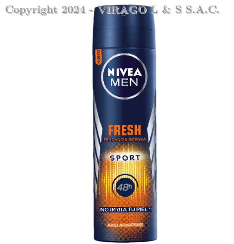 NIVEA DEO SPRAY MEN SPRAY FRESH SPORT 48H 150ML
