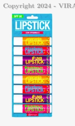 LIPSTICK FRUTAS SPF30 X 8UN